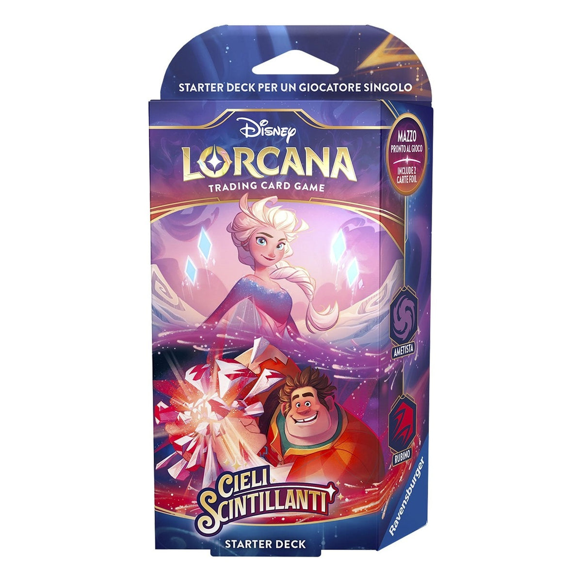 Lorcana TCG - Shimmering Skies - Starter Deck - Amethyst/Ruby - ITA