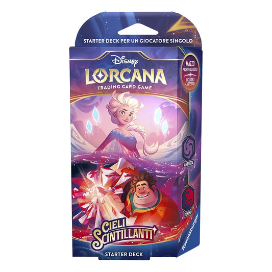 Lorcana TCG - Shimmering Skies - Starter Deck - Amethyst/Ruby - ITA