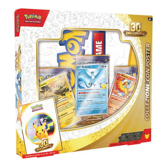 Pokemon TCG - 30° Anniversario - Collezione con Poster