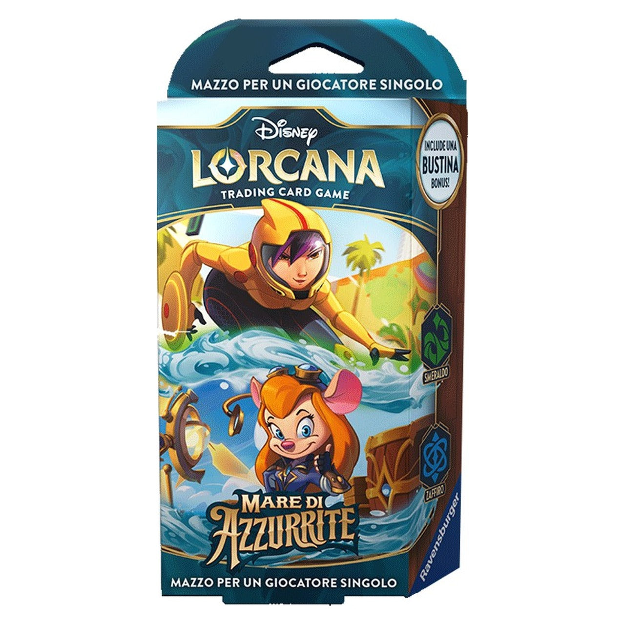 Lorcana Mare di Azzurrite Starter Deck Smeraldo/Zaffiro ITA