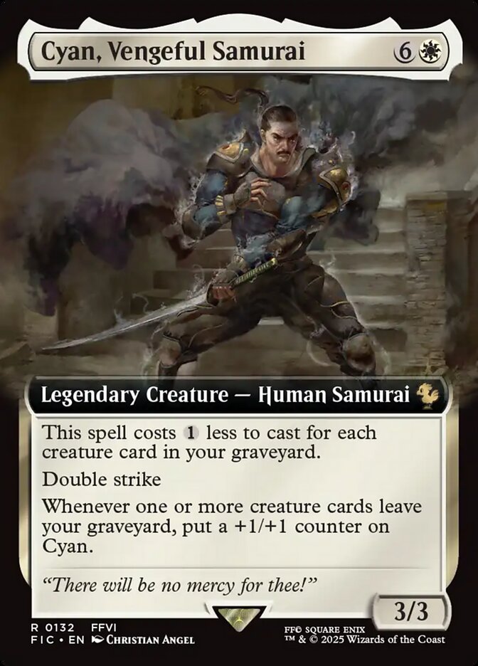 Cyan, Vengeful Samurai - Commander: FINAL FANTASY: Extras
