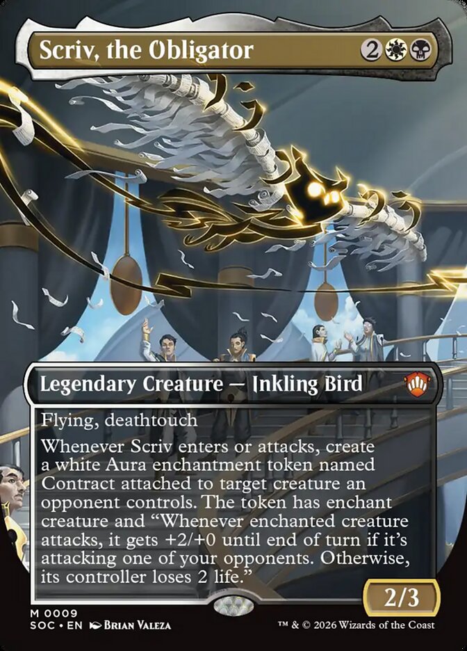 Scriv, the Obligator - Commander: Secrets of Strixhaven