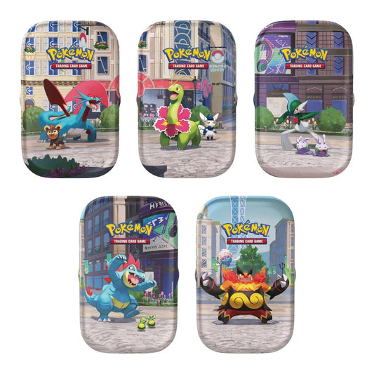 Pokemon TCG - Megaevoluzione Luminopoli - Mini Tin (tutte le grafiche)