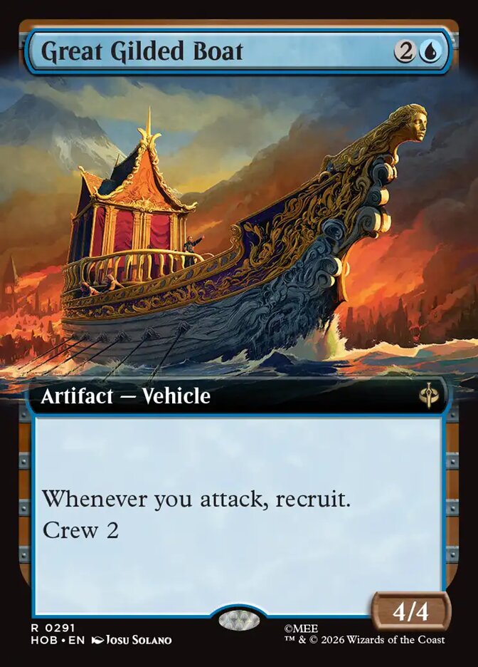 Great Gilded Boat - The Hobbit: Extras