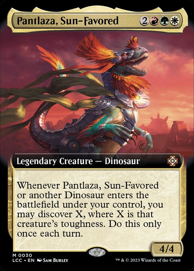 Pantlaza, Sun-Favored (V.2) - Commander: The Lost Caverns of Ixalan: Extras