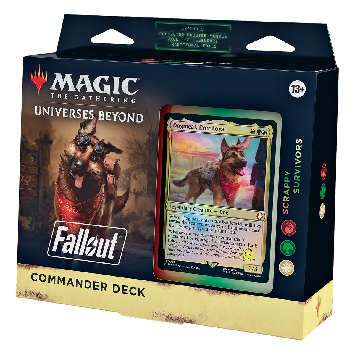 Magic the Gathering TCG Fallout Commander Deck Scrappy Survivors ENG