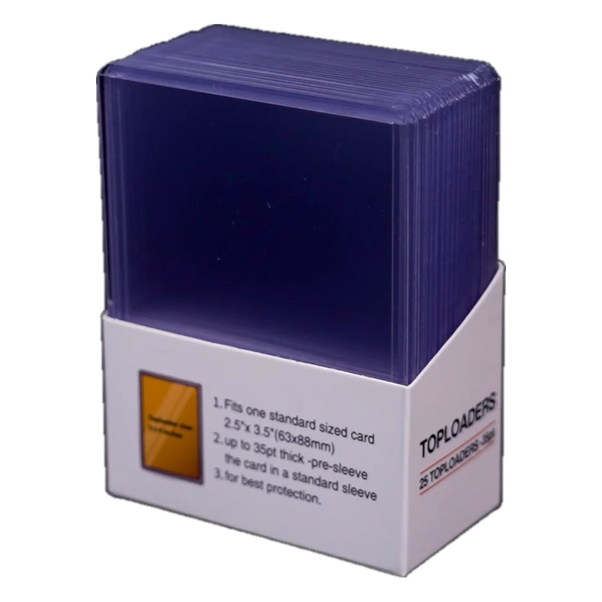 Toploader - Noname - 3" x 4" Regular 35PT - 25 pezzi