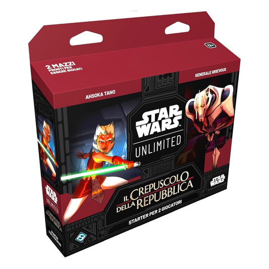 Star Wars Unlimited TCG - Il Crepuscolo della Repubblica (Twilight of the Republic) - Starter Deck Set (2 Giocatori)
