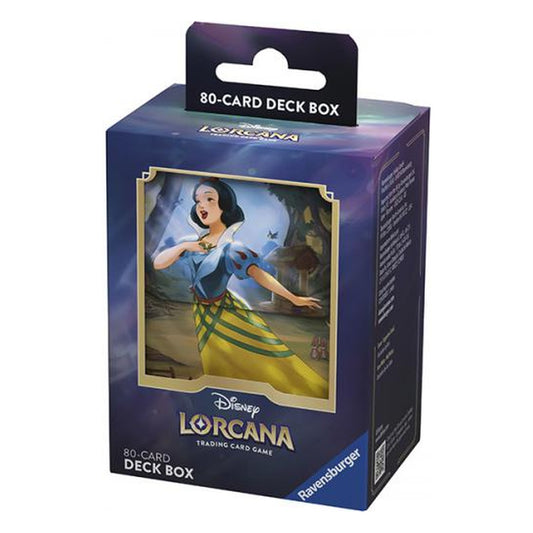 Portamazzo - Ravensburger - Disney Lorcana Deck Box 80 carte - Biancaneve