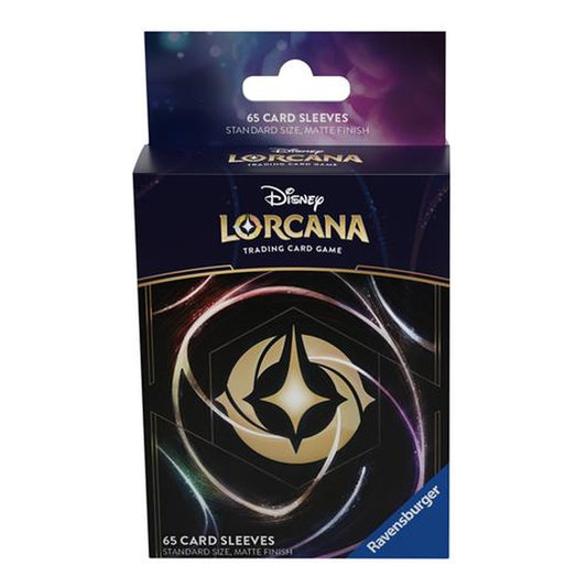 Bustine - Ravensburger - Disney Lorcana Card Sleeves 65 pezzi - Logo Lorcana