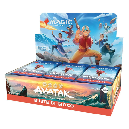 Magic the Gathering Avatar La Leggenda di Aang Box 30 Buste di Gioco ITA