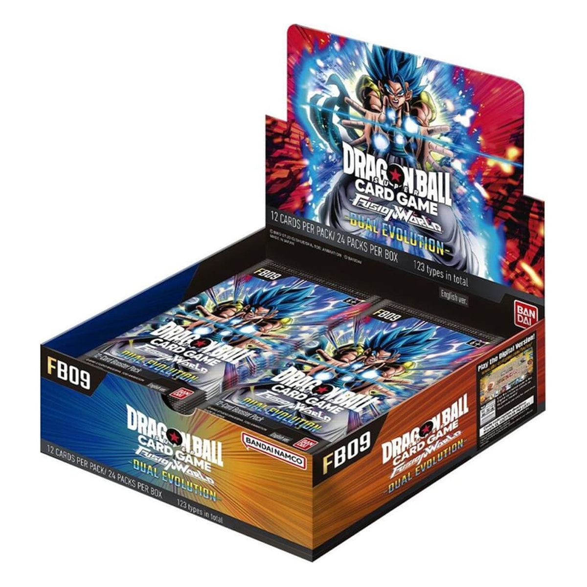 Dragon Ball TCG Fusion World FB09 Dual Evolution Booster Box 24 Buste ENG