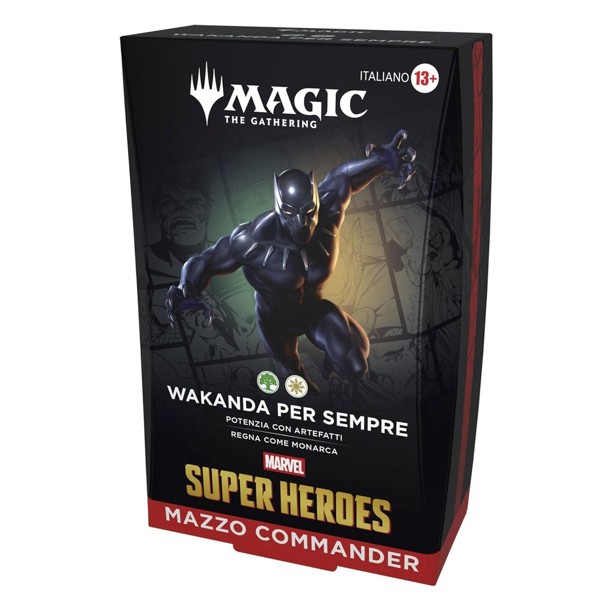 Magic the Gathering Marvel Super Heroes Mazzo Commander Wakanda Per Sempre ITA