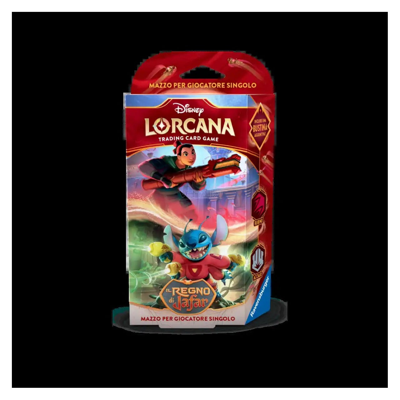 Lorcana TCG - Il Regno di Jafar - Starter Deck - Rubino/Acciaio - ITA