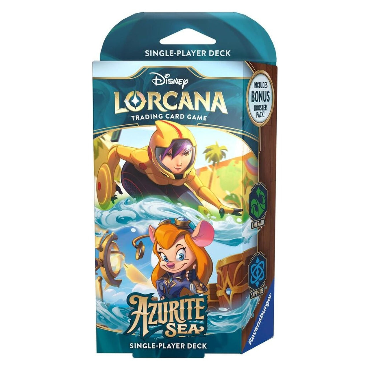 Lorcana TCG - Azurite Sea - Starter Deck - Emerald/Sapphire