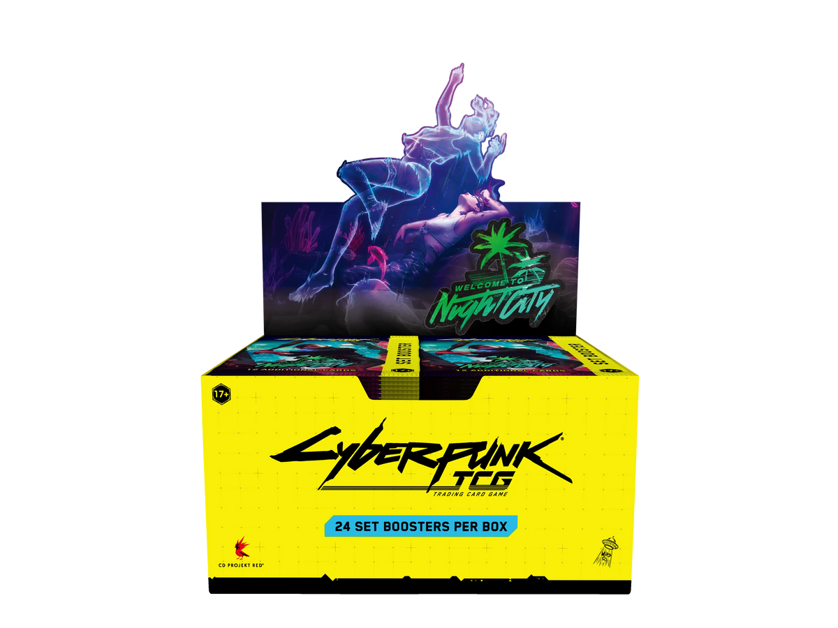 Cyberpunk TCG - Welcome to Night City - Booster Box – confezione Retail ufficiale