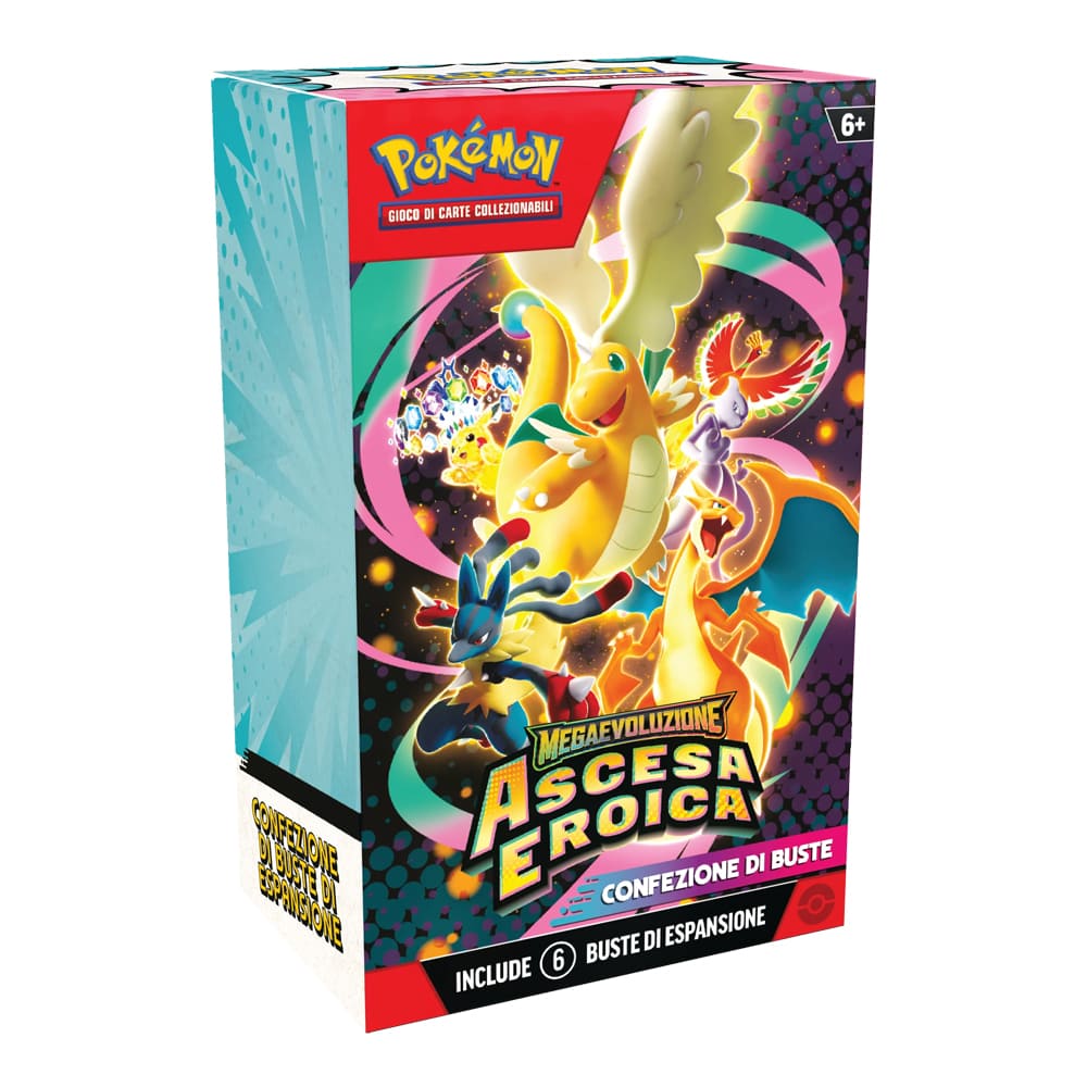 Pokemon TCG - Megaevoluzione: Ascesa Eroica - Bundle 6 Buste