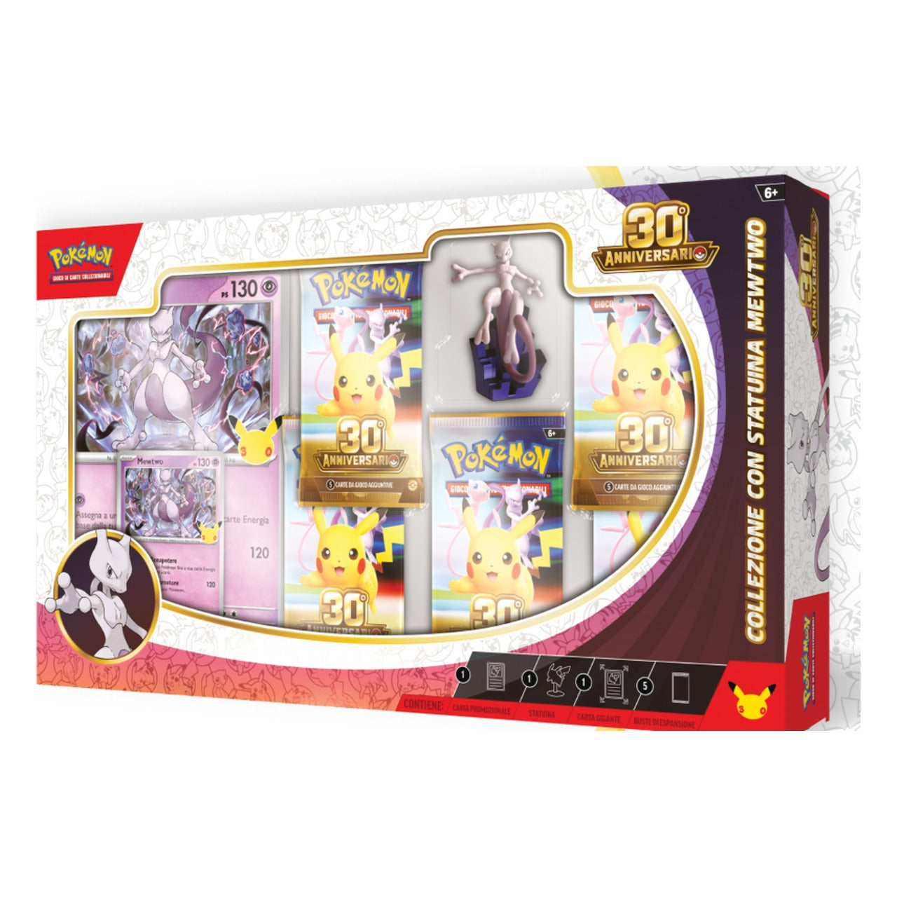 Collezione con Statuina Mewtwo 30°