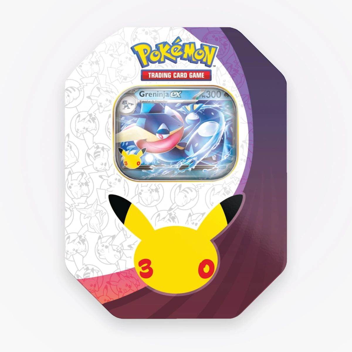 Pokemon TCG - 30° Anniversario - Tin da Collezione Greninja-ex - confezione completa