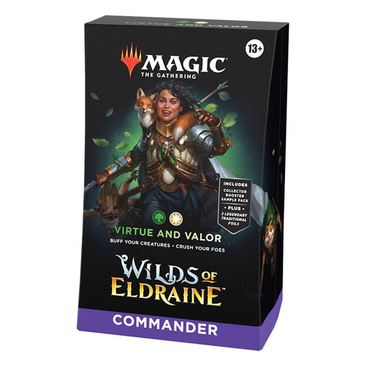 MTG - Mazzo Commander - Terre Selvagge di Eldraine - Valore e Virtù Commander