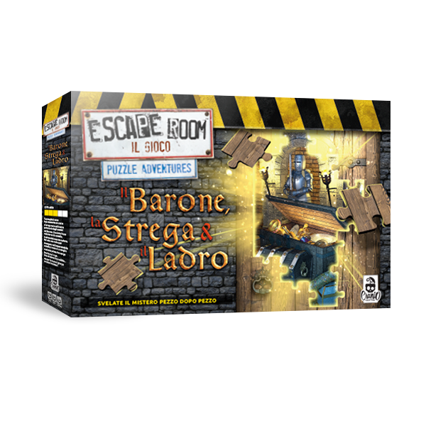 Gioco da tavolo - Escape Room Puzzle - Il Barone, la Strega e il Ladro